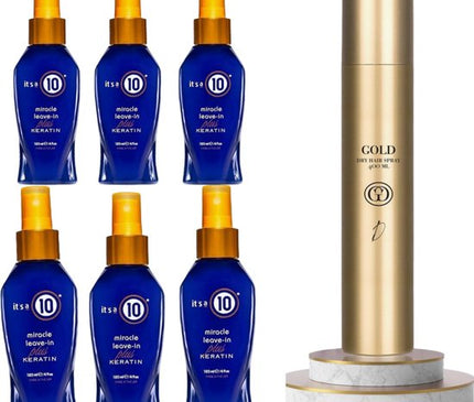 It's a 10 - Plus Keratin Leave in + GOLD Professional Haircare Dry Hair Spray 400 ml
