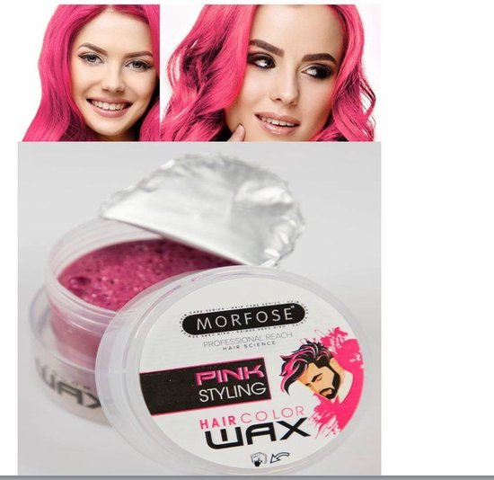 Morfose Haircolorwax/ Haarkleur wax - Pink 100ml