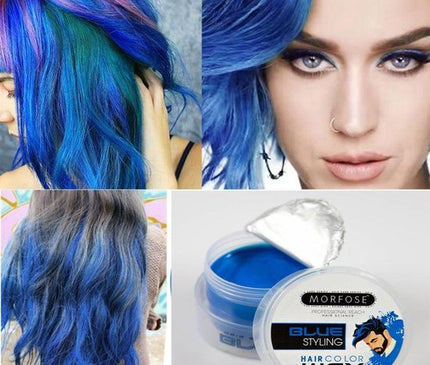 Combo_ 2 Morfose Haircolorwax - Blue & Gold