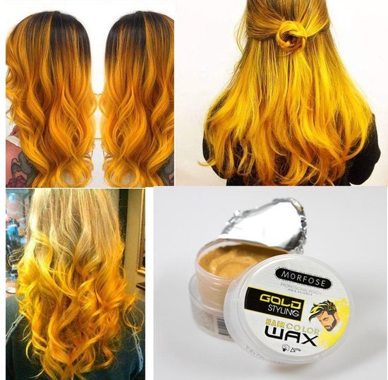 Combo_ 2 Morfose Haircolorwax - Blue & Gold