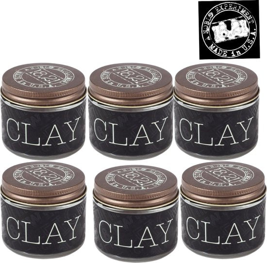 18.21 Man Made Klei Styling Clay 6 X 59 ML