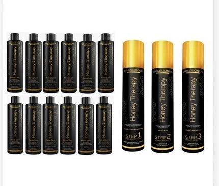 BraziliCious Honey Therapy & Brazilicious Honey Conditioner 12 x 250 ml Onderhoudsconditioner voor de keratine behandeling