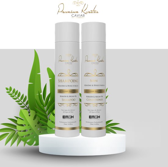 Premium Keratin Caviar - Onderhoudskit voor Braziliaanse keratinebehandeling 2 x 250ml