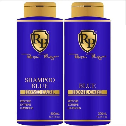 Robson Peluquero KIT SHAMPOOING &amp; PATINE BLUE HOME CARE 2 X 300 ML
