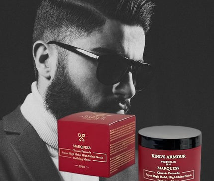 King’s Armour Marquess Classic Pomade N°03 – Super High Hold & High Shine Finish