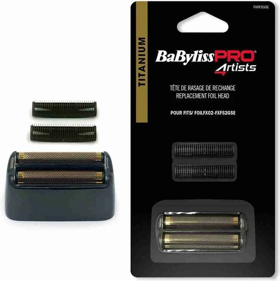 Babyliss PRO 4Artists Replacement Head Gunsteel Metal Double Foil Shaver