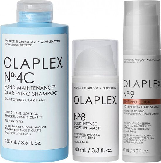 OLAPLEX Set No.4C + No.8 + No.9