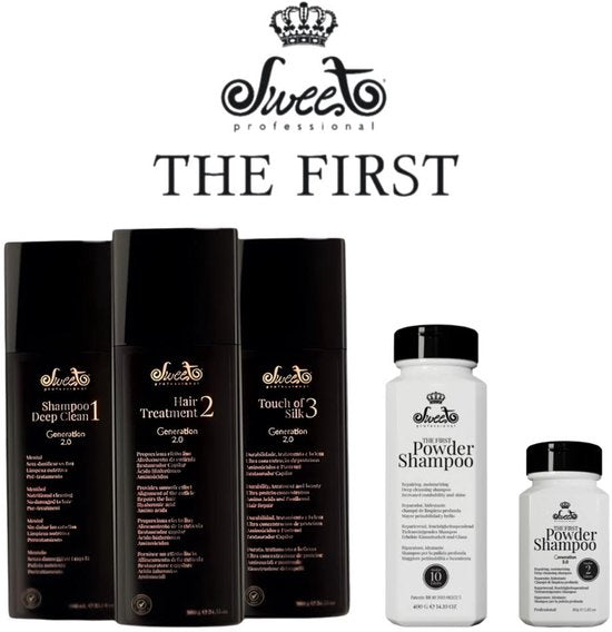 Sweet Professional Keratinebehandeling – Formaldehydevrije Braziliaanse Keratine, Langdurige Gladmakende, Herstellende en Glansgevende Haarverzorging tegen Kroezend en Krullend Haar | Professionele Kwaliteit, Geschikt voor Thuisgebruik