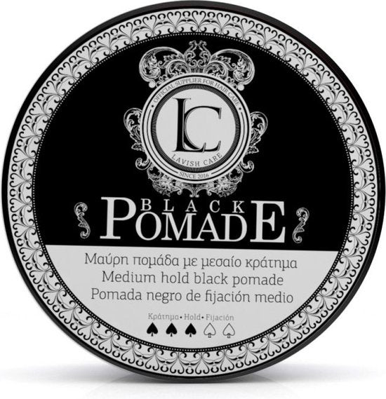 Lavish Care - Black Pomade Medium Hold Black Pomade - Hairmade