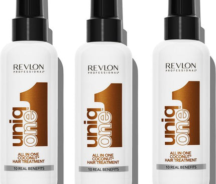 Revlon Uniq One - Coconut All in One Hair Treatment - 3x 150 ml