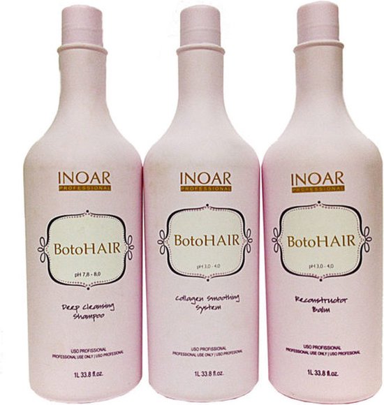 INOAR BOTOHAIR KERATINE BEHANDELING 3 X 1000 ML