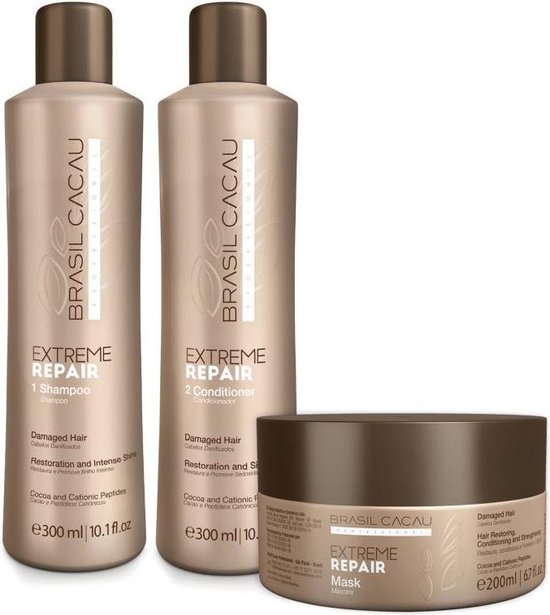 CADIVEU BRASIL CACAU EXTREME REPAIR - ONDERHOUD KERATINE BEHANDELING