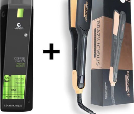 Honma Tokyo Coffee Green 1000 ml (new bottle) + Brazilicious Titanium & Gold 48K Therapy 250 º