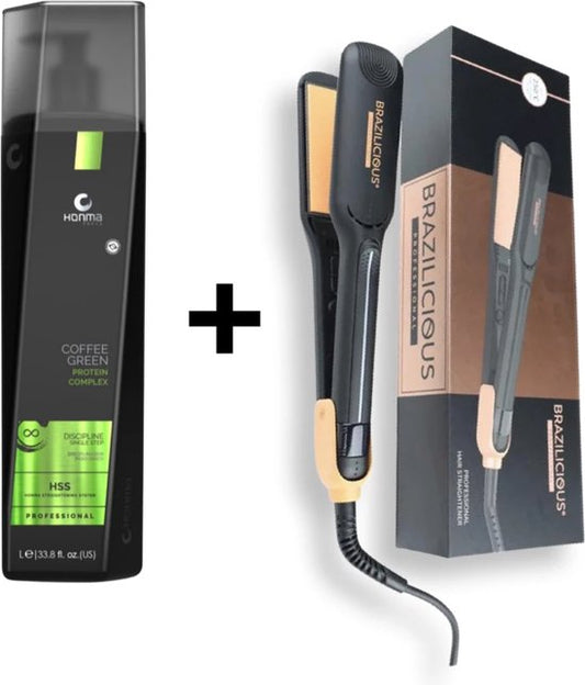 Honma Tokyo Coffee Green 1000 ml (new bottle) + Brazilicious Titanium & Gold 48K Therapy 250 º