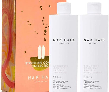 NAK Hair Structure Complex Protein shampoo & Conditioner 375ml Duo