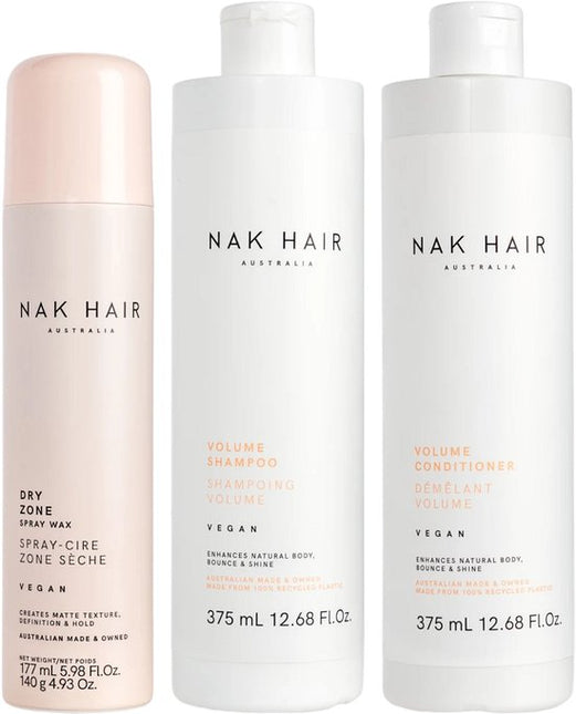 NAK Hair Australia Volume Haircare Set