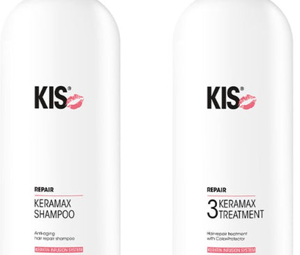 Kis Keramax duo shampoo en treatment 1L | Extra voordelig