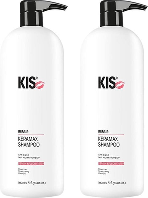 KIS - Kappers KeraMax - 2 x 1000 ml - Shampoo