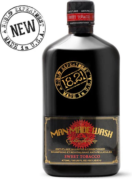 18.21 Man Made Wash Anti-Flake Shampoo &amp; Conditioner Sweet Tobacco 473ml