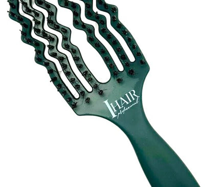 I Hair Professional Detangling Brush Dark Green