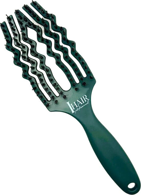 I Hair Professional Detangling Brush Dark Green