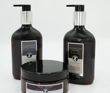 SET - ZenzTherapy - Repair Treatment Rosehip Amaranth & Harmonizing Shampoo Sea Buckthorn & Harmonizing Conditioner Sea Buckthorn