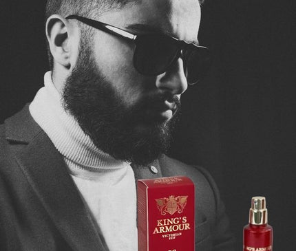 King's Armour baardparfum Care and Fragrance for the Beard, Beard Care Spray, 40 ml