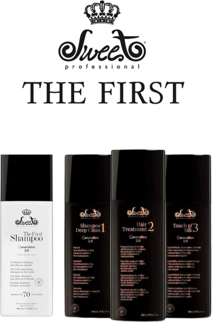 Sweet Professional Straightening System Brazilian Keratin 3 X 980 Ml &amp; Sweet the first shampoo 3.0 Keratine treatment 980 ml