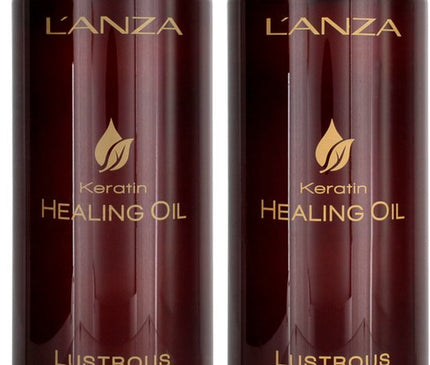 LANZA KERATIN HEALING OIL LUSTROUS DUO SET 980 ML