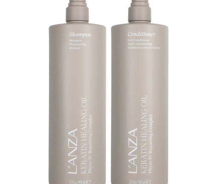 L’ANZA Keratin Healing Oil Shampoo Conditioner Care Set