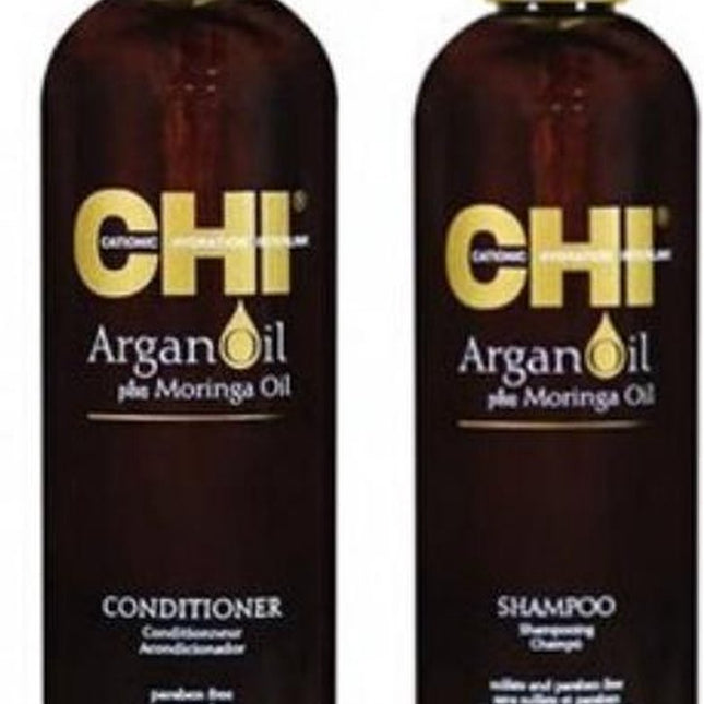 CHI Argan Oil Shampoo 355ml &amp; Conditioner 355 ml