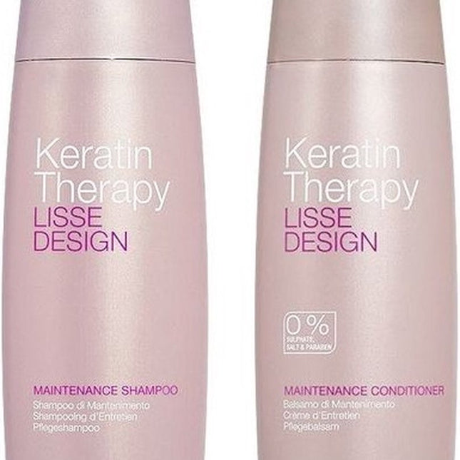 SET Alfaparf Lisse Design Keratin Therapy Maintenance Shampoo 250ml + Conditioner 250ml DUOPACK
