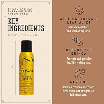 18.21 Man Made - Carry-On Travel Foam Spiced Vanilla - 100 ml