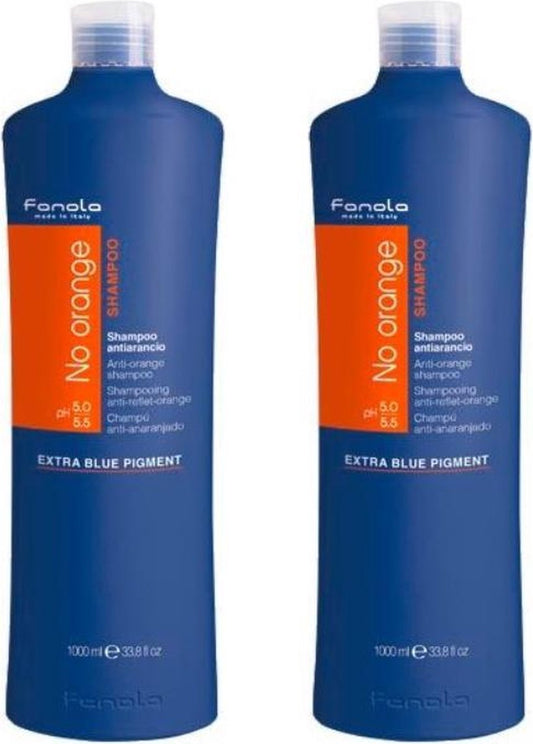 Fanola No Orange Shampoo 2 x 1000 ml pack