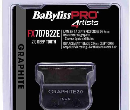Babyliss Pro Skeleton Snijblad - Graphite 2.0 Deep Tooth - FX707B2ZE