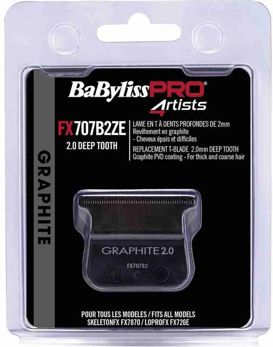Babyliss Pro Skeleton Snijblad - Graphite 2.0 Deep Tooth - FX707B2ZE