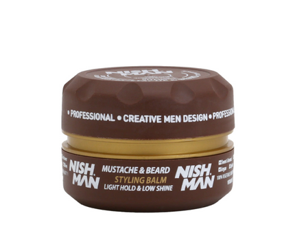 Beard & Mustache Styling Balm 100ml Nishman