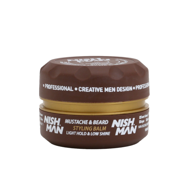 Beard & Mustache Styling Balm 100ml Nishman