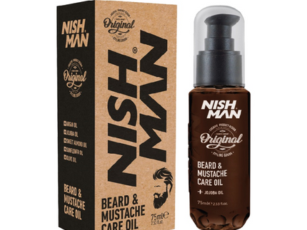 Beard and Mustache Care Oil 75ml Nishman