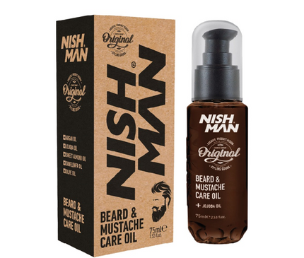 Beard and Mustache Care Oil 75ml Nishman