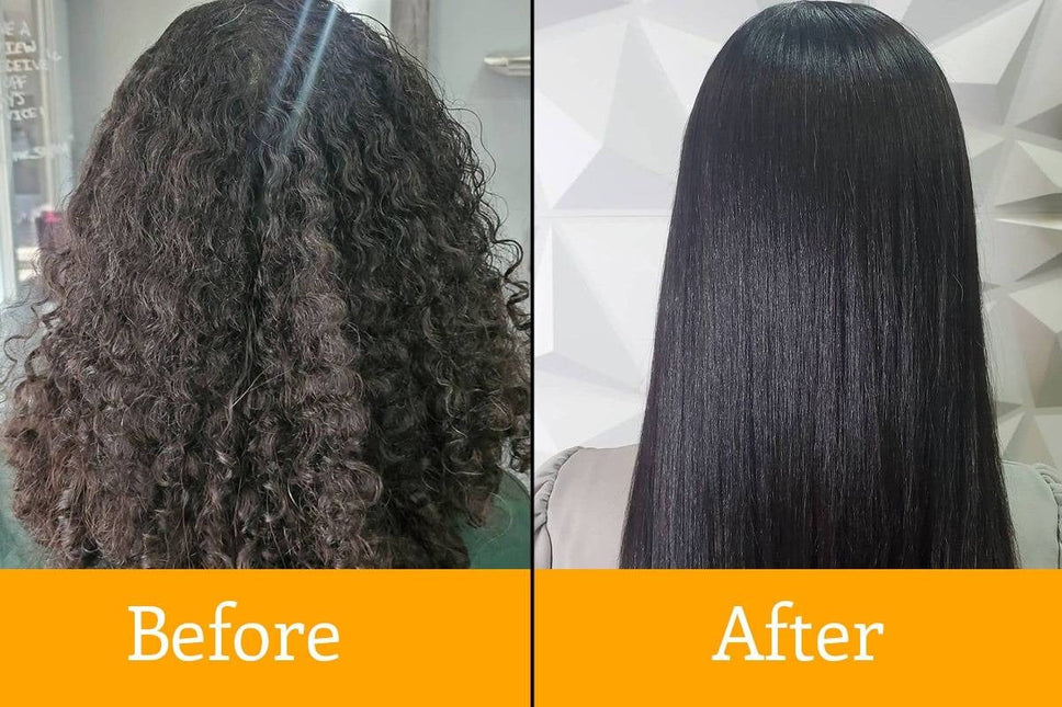 FlaKa Keratin Pro 100ml – Organische Keratinebehandeling voor Glad &amp; Glanzend Haar &amp; Shampoo &amp; Conditioner na Keratinebehandeling &amp; Lizze Extreme Titane Stijltang 250°c 480°F