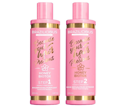 Brazilicious Keratine Biotox Honey &amp; Jasmineflower 2 x 100 ml