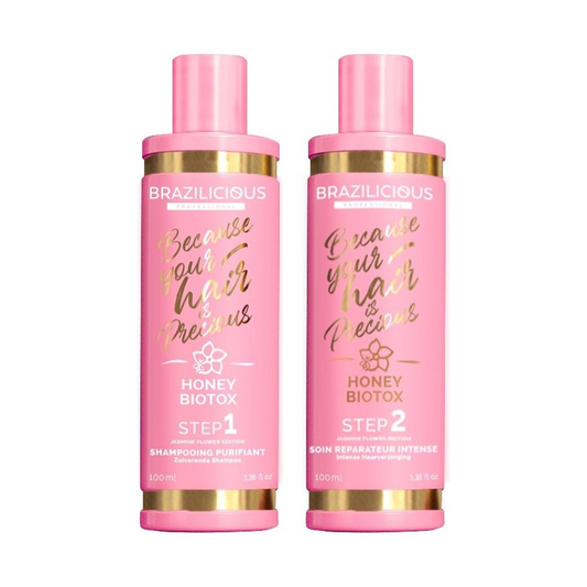 Brazilicious Keratine Biotox Honey &amp; Jasmineflower 2 x 100 ml