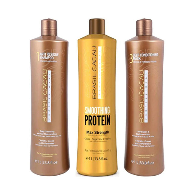 Cadiveu Brasil Cacau Smoothing Protein kit 3x 1000ml
