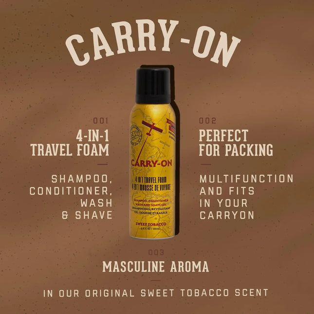 18.21 Man Made - Carry-On Travel Foam Sweet Tobacco - 100 ml