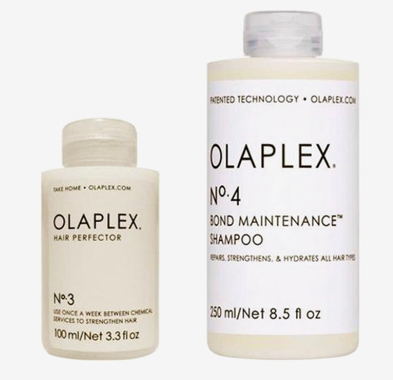 OLAPLEX® No 3 Hair Perfector 100 ml + No. 4 Shampoo 250 ml