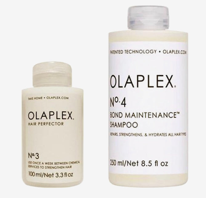 OLAPLEX® No 3 Hair Perfector 100 ml + No. 4 Shampoo 250 ml