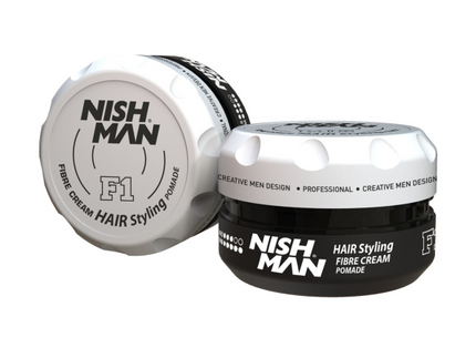Hair Styling Fibre Cream Pomade F1 100ml Nishman