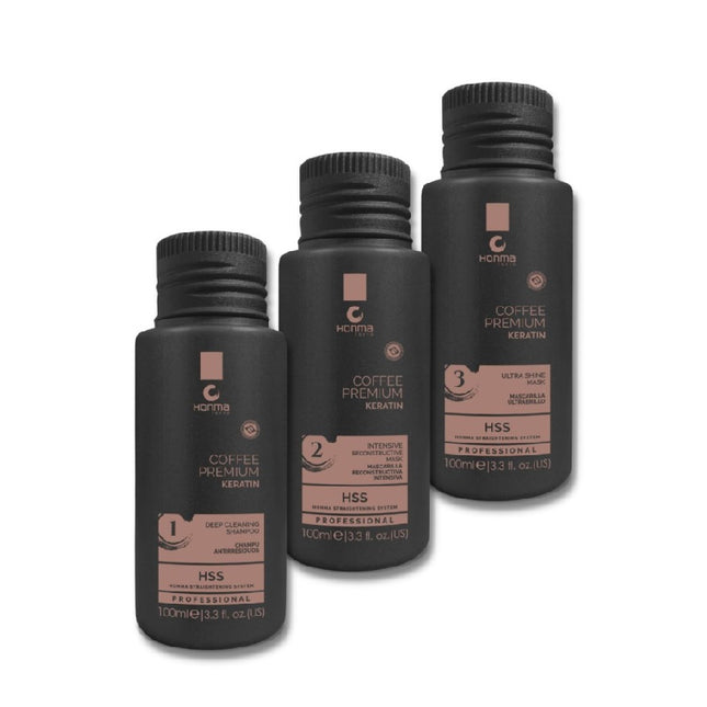 Honma Tokyo Coffee Premium Keratine Set 3x 100 ml (new bottle)