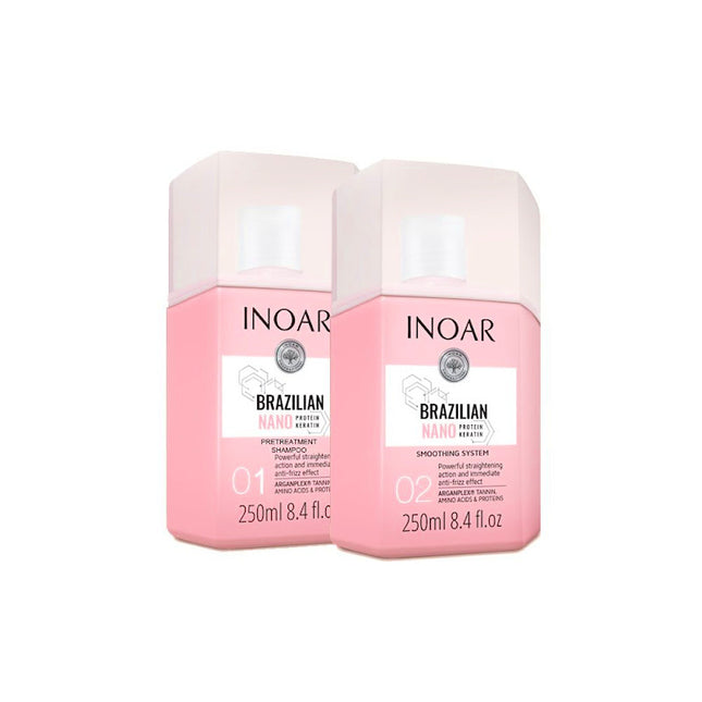 Inoar Brazilian Nano Proteïn Keratin kit 2x 250 ml